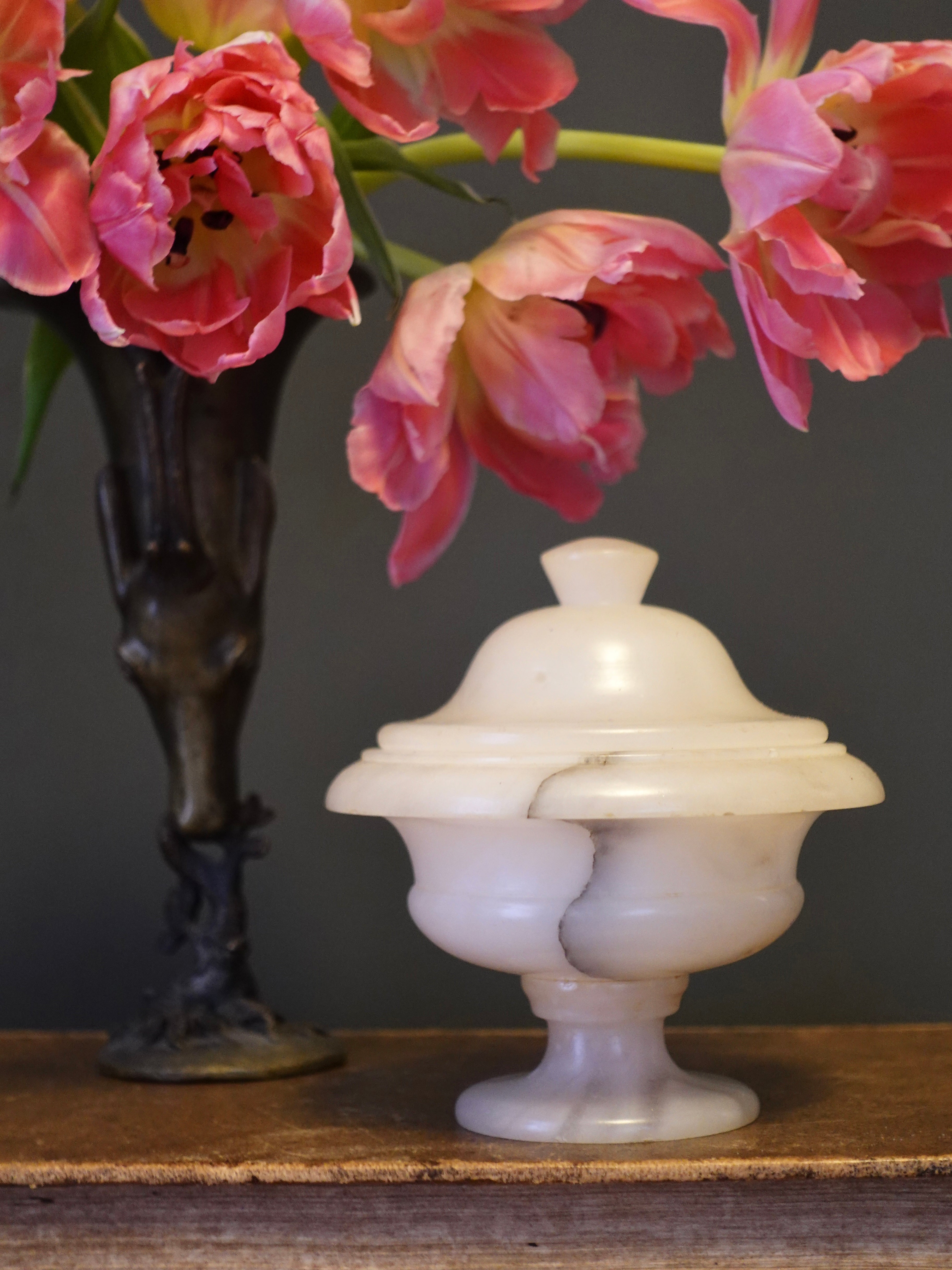 Alabaster Lidded Jar