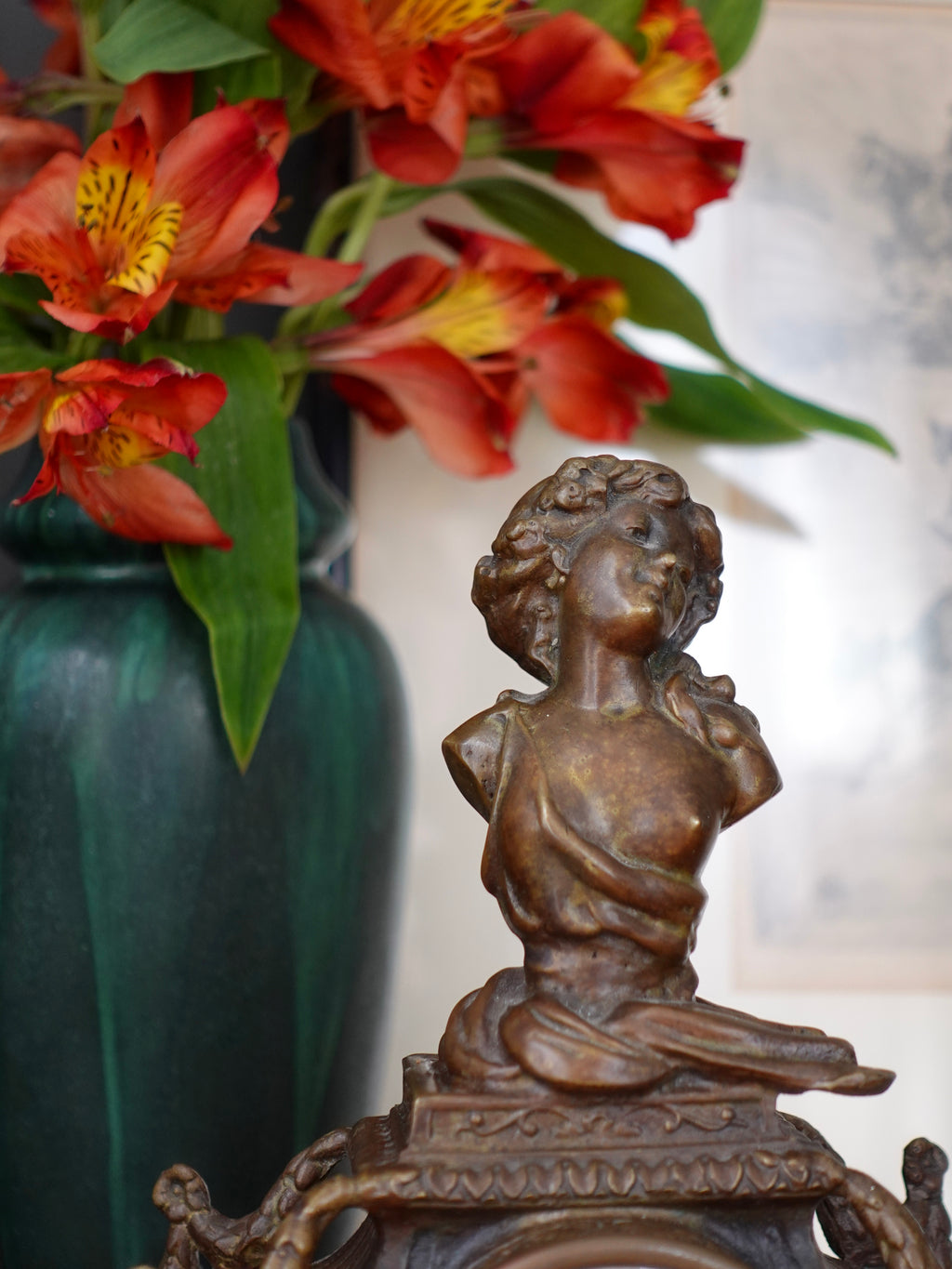 French Figural Clock