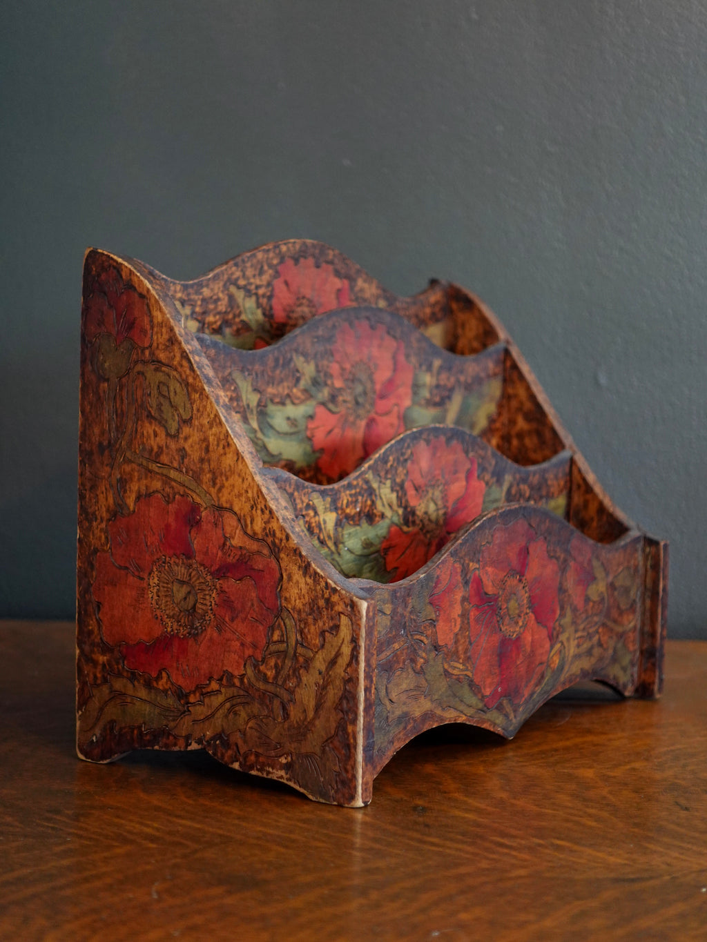 Pyrography Letter Holder