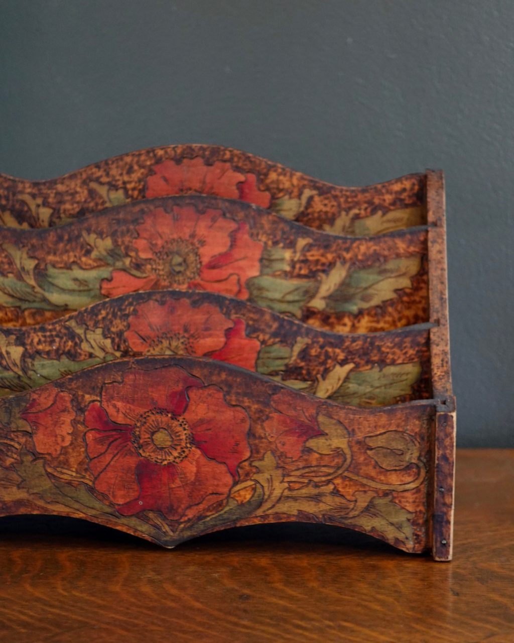Pyrography Letter Holder