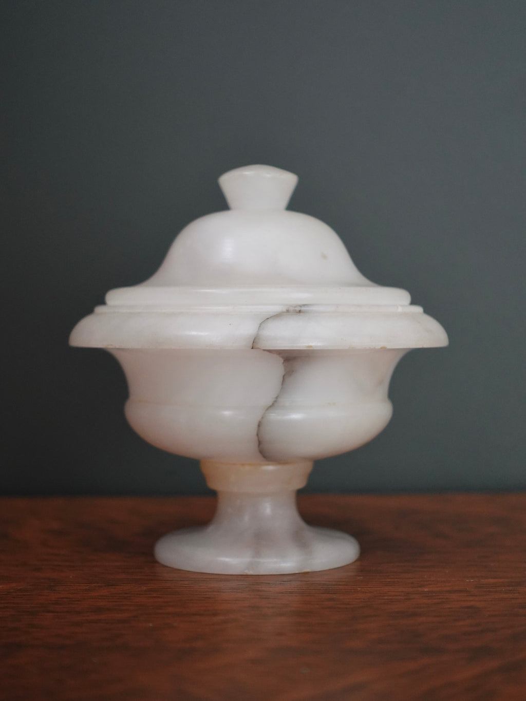 Alabaster Lidded Jar