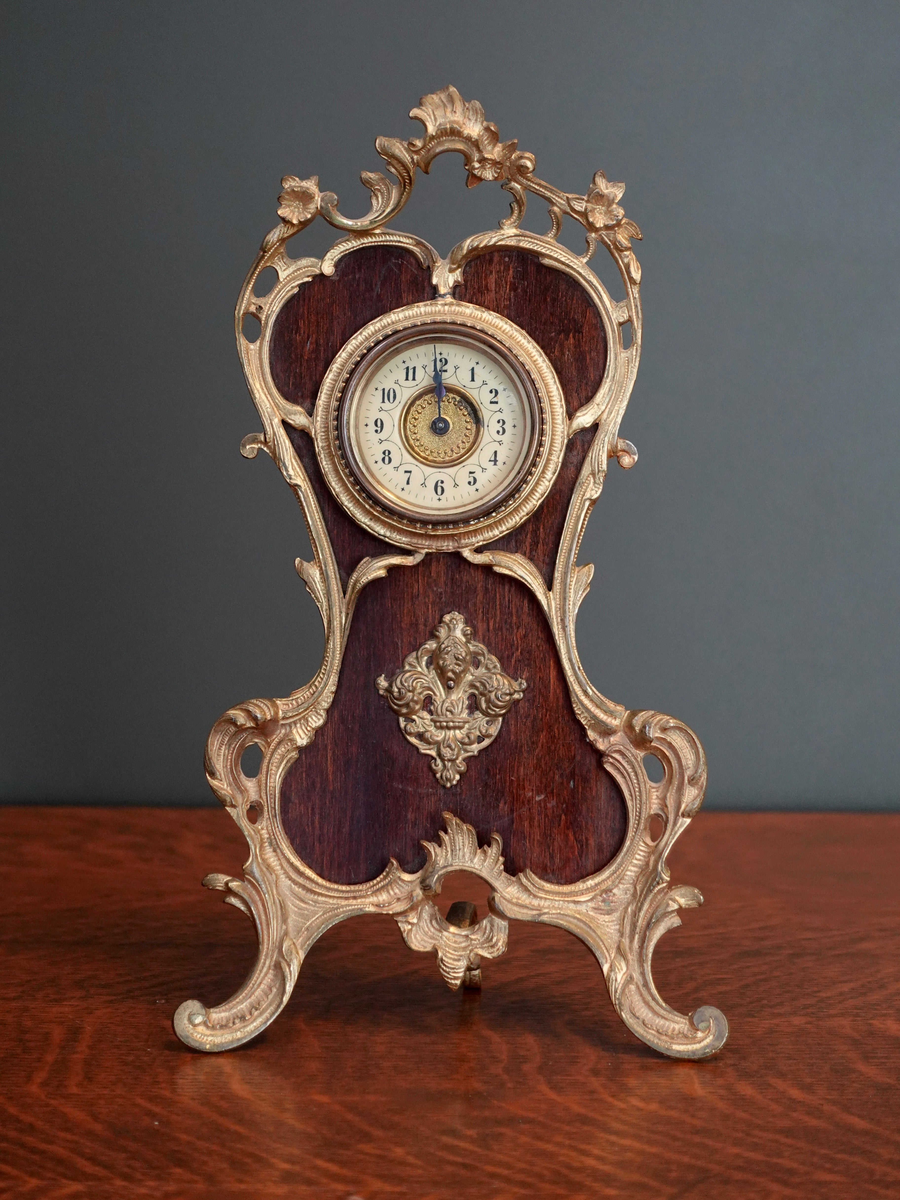 Ornate European Mantel Clock