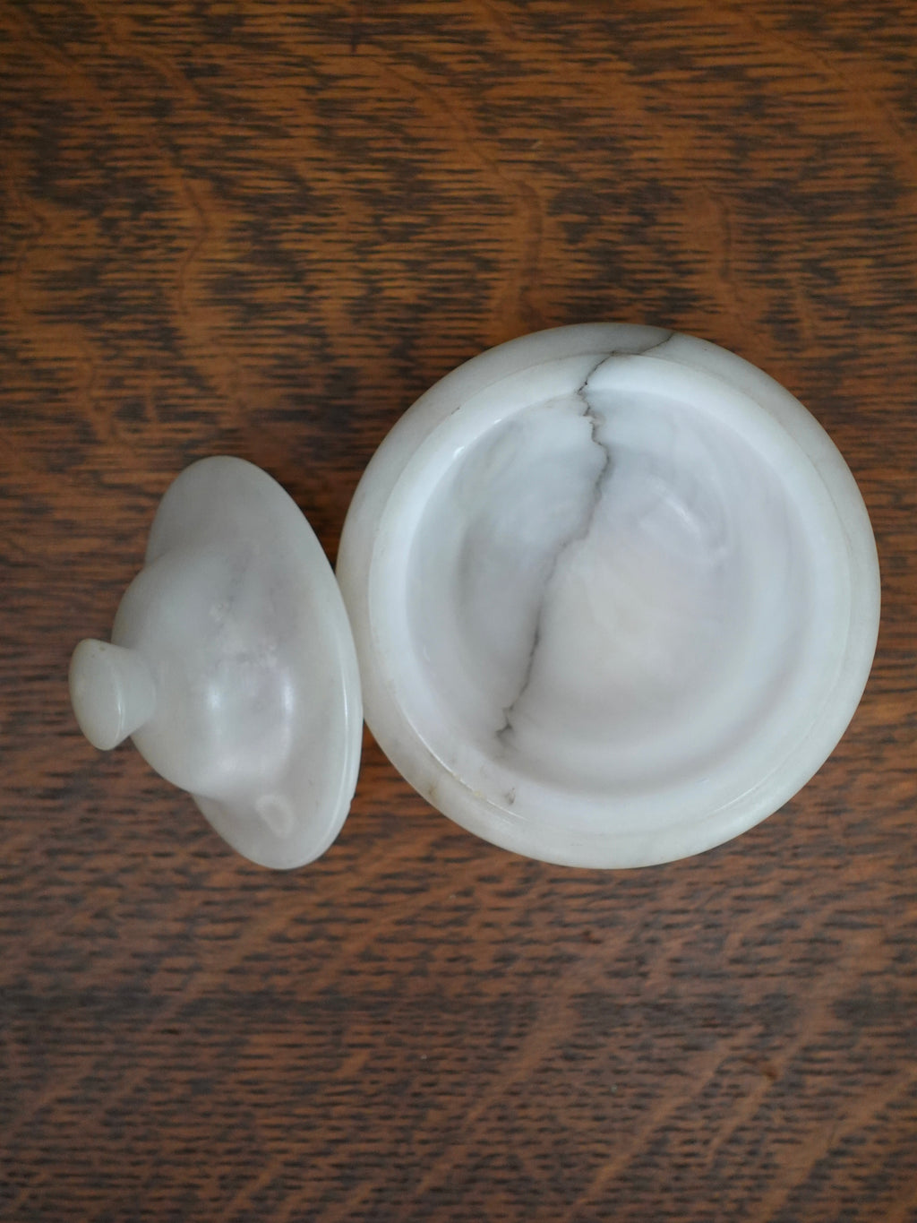 Alabaster Lidded Jar