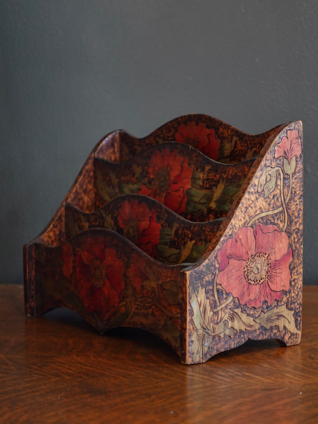 Pyrography Letter Holder