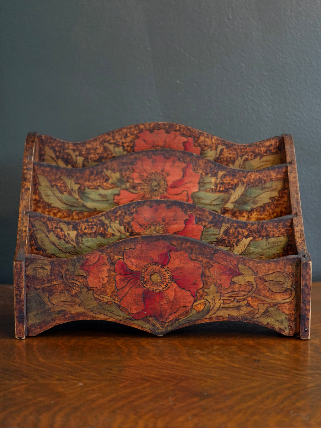 Pyrography Letter Holder