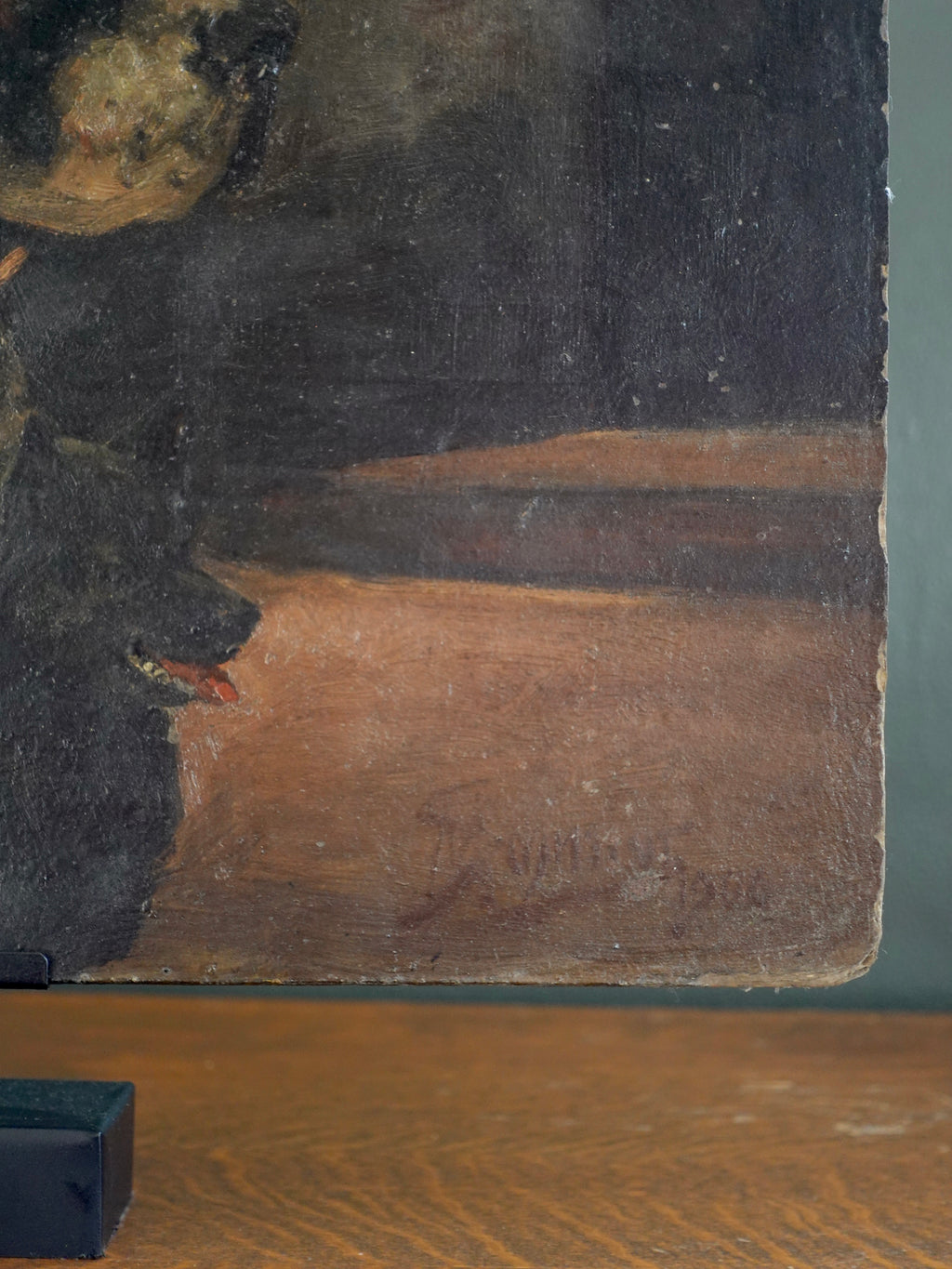 Painting of Three Dogs