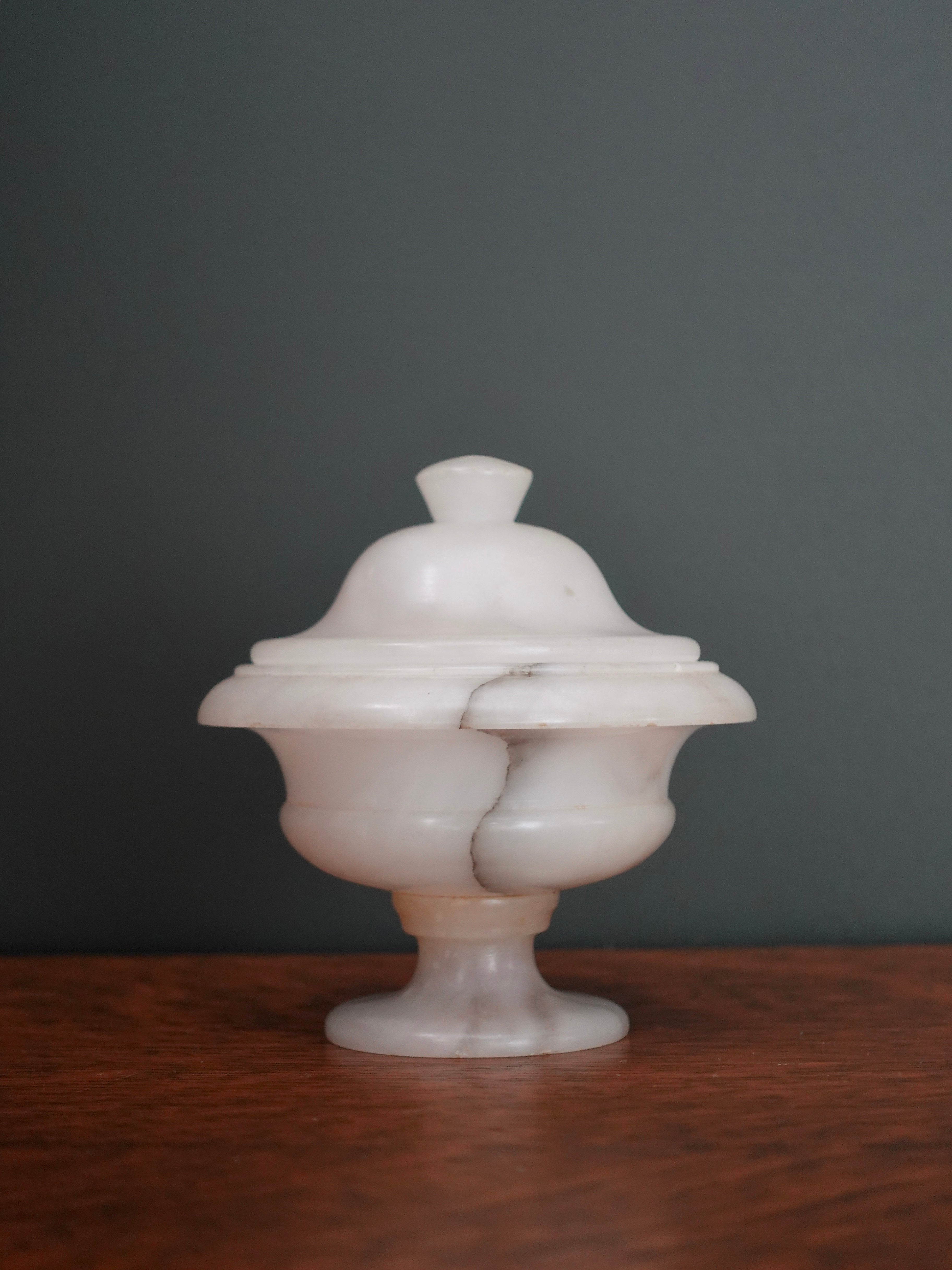 Alabaster Lidded Jar
